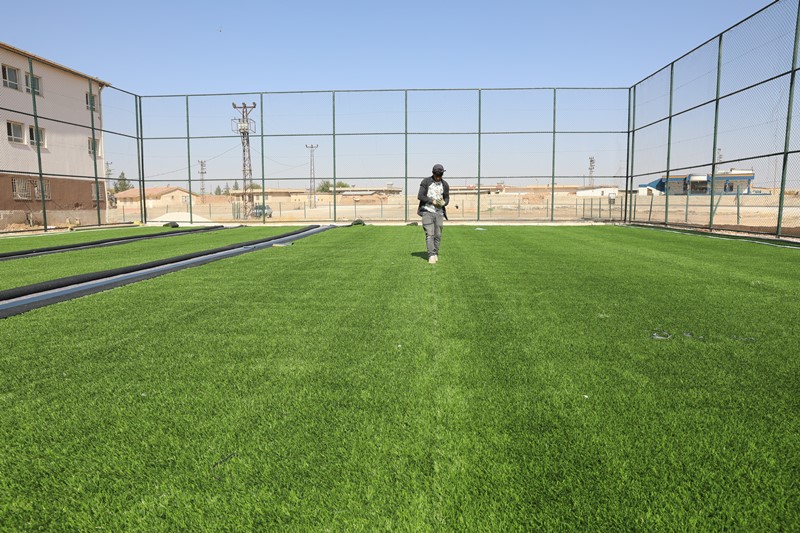 HARRAN’DA HER MAHALLEYE HALI SAHA PROJESİ HIZLA İLERLİYOR