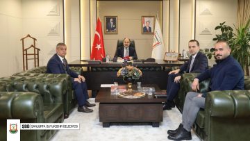 BASIN İLAN KURUMU MÜDÜRÜ GÜNGÖR BAŞKAN GÜLPINAR’I ZİYARET ETTİ.