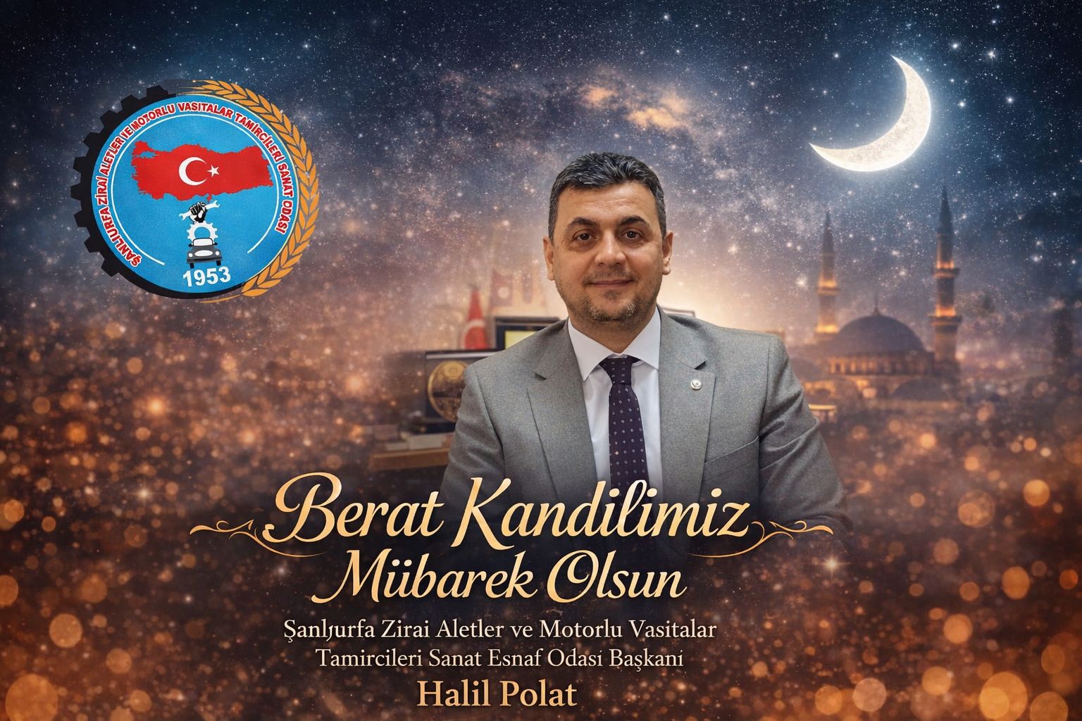 Halil POLAT ın   BERAT KANDİLİ MESAJI