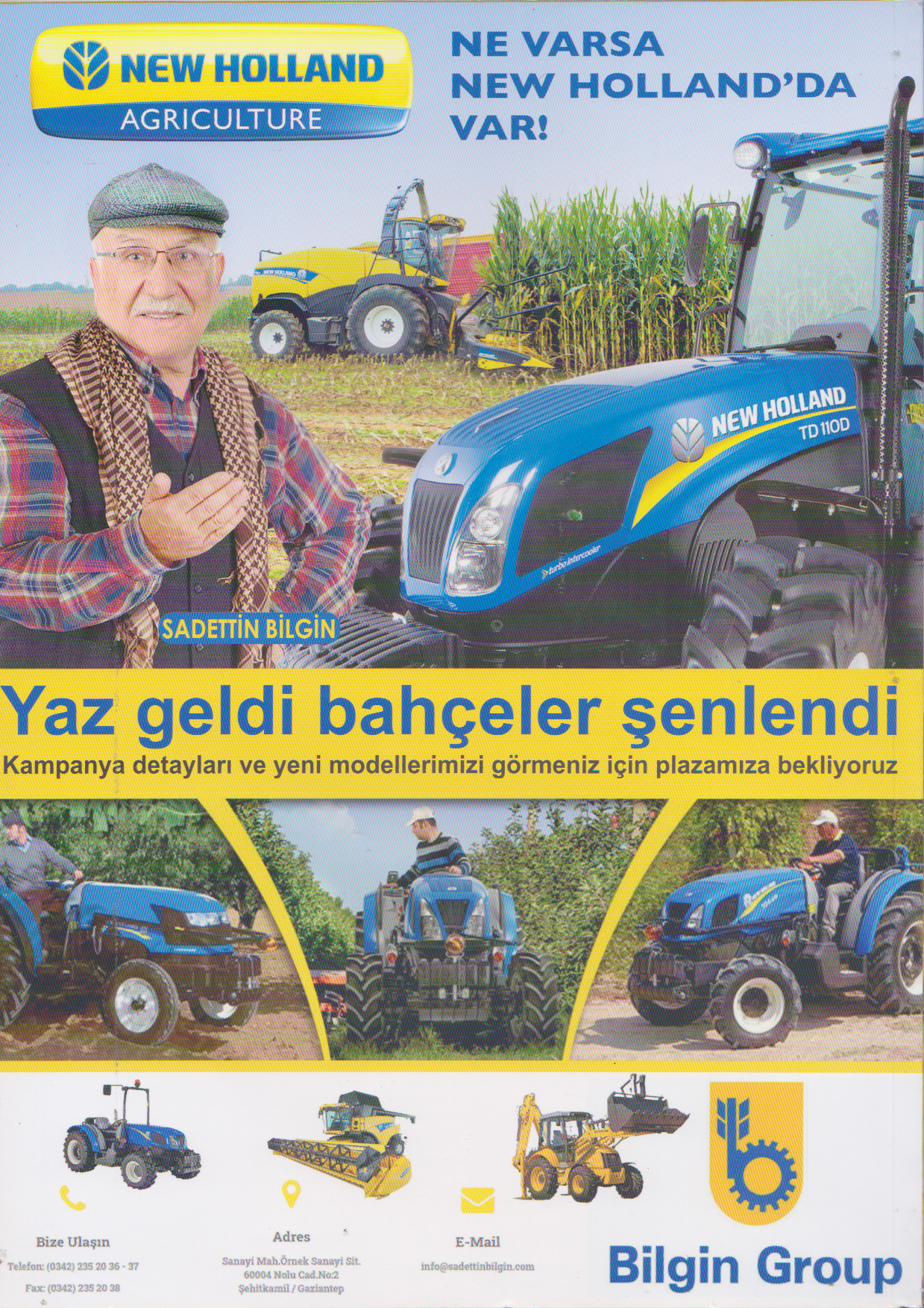 SADDETTİN BİLGİN 14 MAYIS ÇİFTÇİLER GÜNÜNÜ KUTLARI