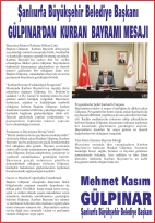 BELEDİYE BAŞKANLARI KURBAN BAYRAMI MESAJLARI